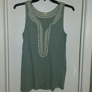 J crew embroidered tunic