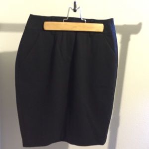 Ann Taylor LOFT curvy ponte trouser pencil skirt