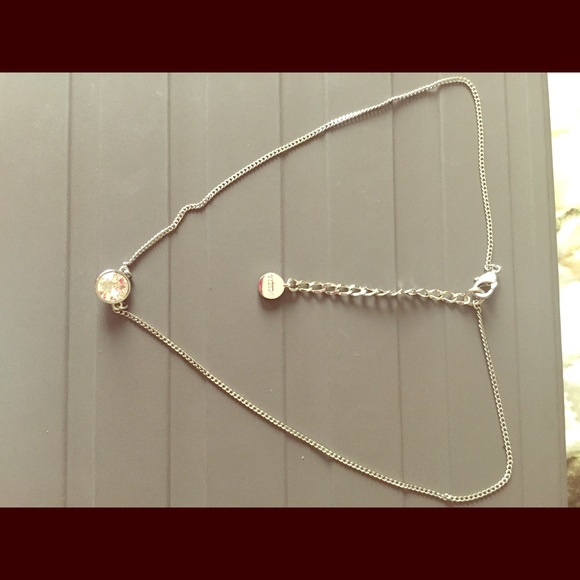 Givenchy necklace, Swarovski element pendant.