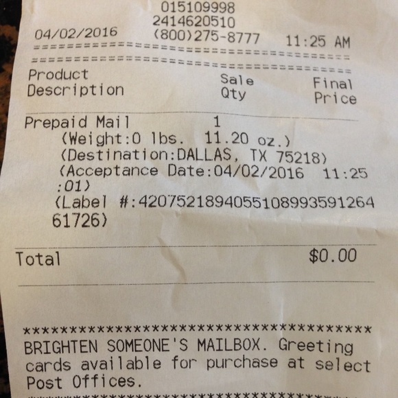 Receipt
