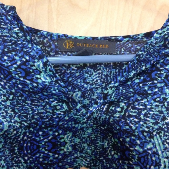 SOLD The Limited *Outback Red* blouse XS - Picture 4 of 4