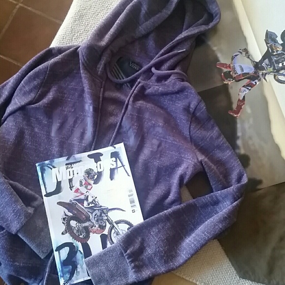 Purple Vans hoodie