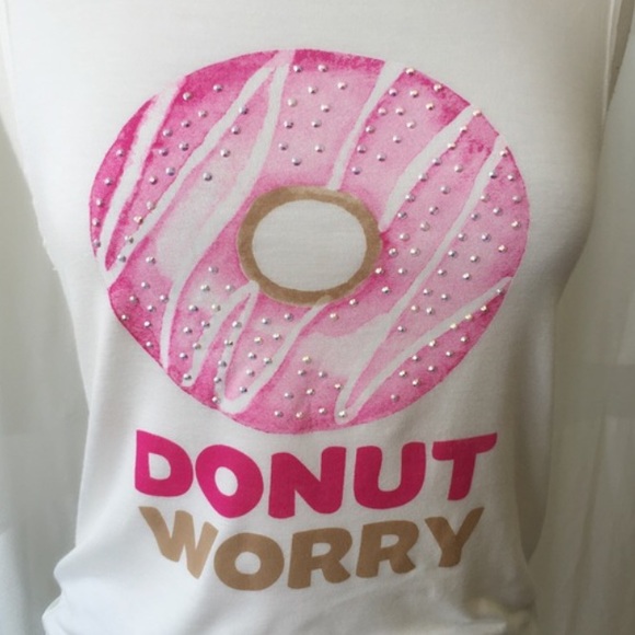 Donut Worry tank top - Picture 2 of 4
