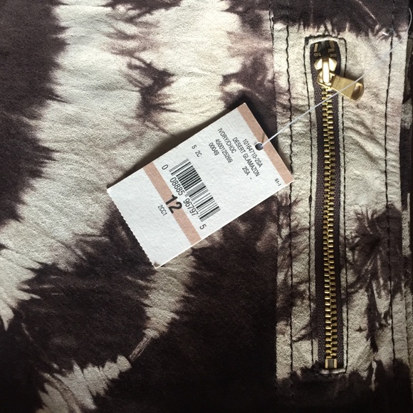 Tie-dye print mini Rachel Roy skirt - Picture 3 of 4