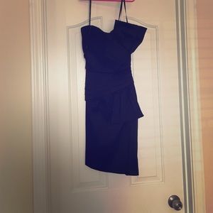 Black strapless. LBD