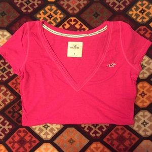 Hollister Short Sleeve V-Neck Tee