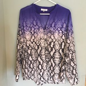 Calvin Klein Reptile Print Top