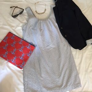 Jcrew seersucker playa dress