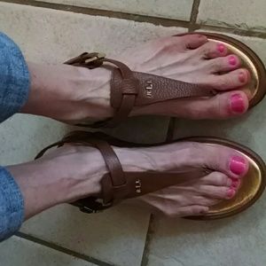 Ralph Lauren leather sandles