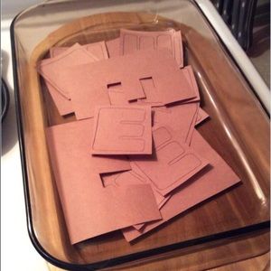 Got brown E's at school