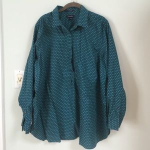 Lands end popover tunic