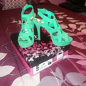 Heels turquoise