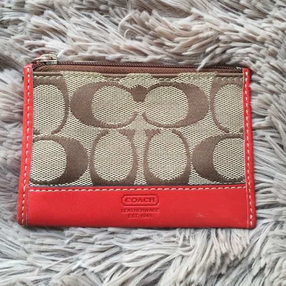 SOLD Coach Change/Card Wallet - Picture 2 of 3
