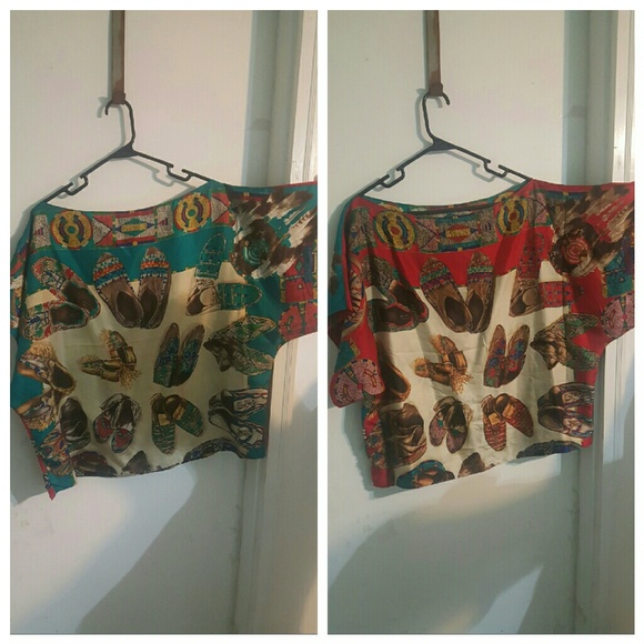 Native American print top