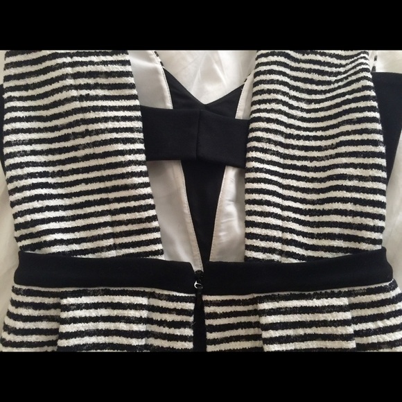 BCBGMaxAzria Piper Striped Peplum Dress - Picture 3 of 4