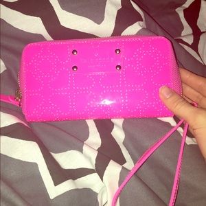 KATE SPADE Wristlet - Hot Pink