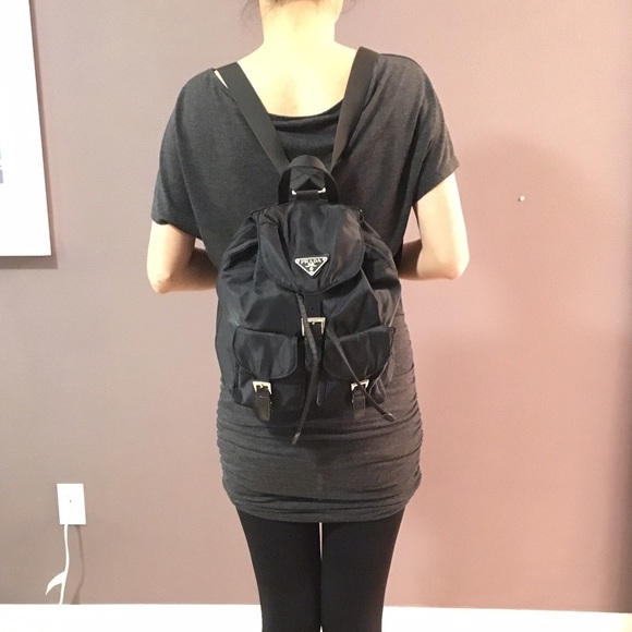 prada small nylon backpack