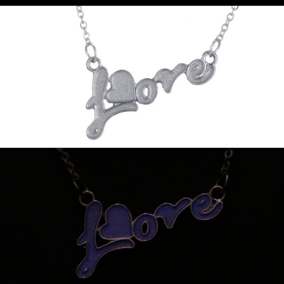Glow in the dark LOVE NECKLACE