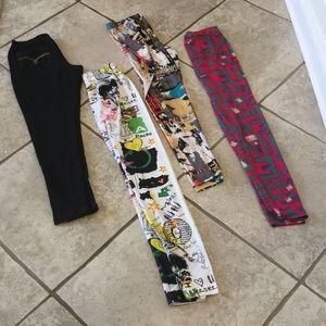 Designer stretch legging