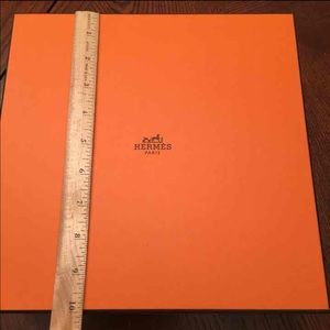 Authentic Hermes empty gift box