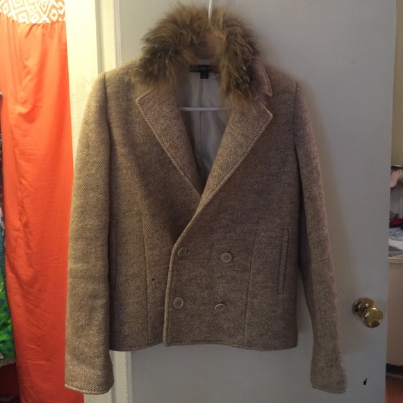 Elizabeth & James herringbone tweed jacket