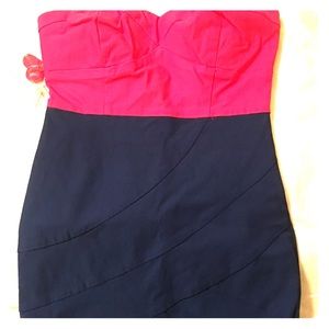 Forever 21 size small dress pink and blue