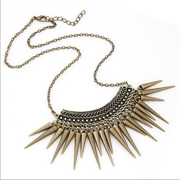 Boutique Jewelry - Spike necklace(NWT)Price Firm