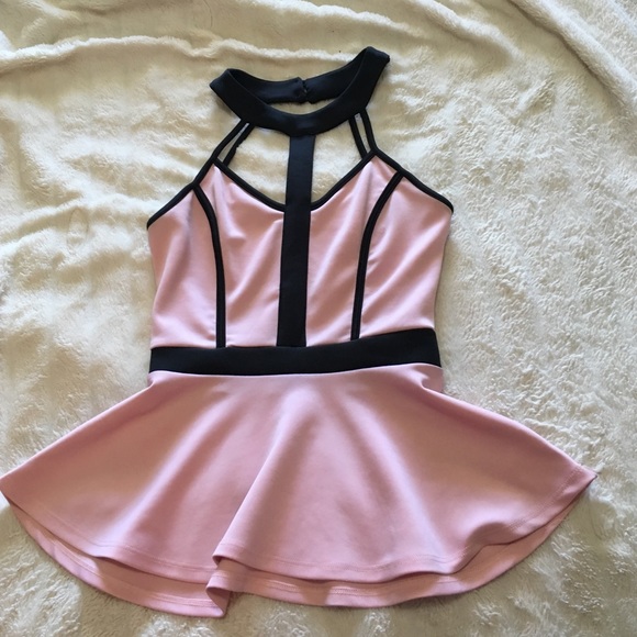 Caged peplum