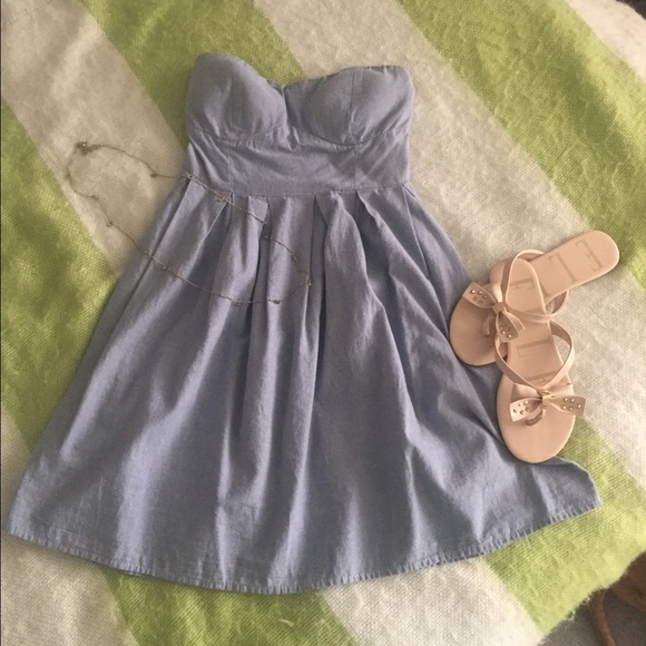 Derek Heart Dresses & Skirts - Soft Cotton Dress with Denim Look