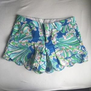 Lilly Pulitzer buttercup short bay blue coasting
