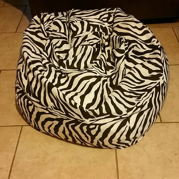 Zebra beanbag chair