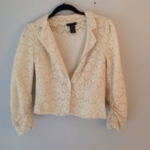 Nordstrom Juniors Crochet Blazer- small never worn