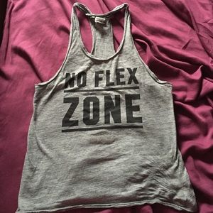 Racerback workout shirt