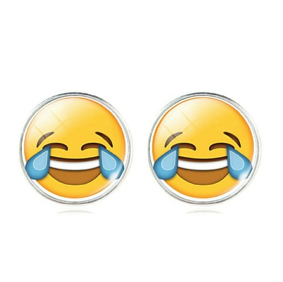 Funny Emoji laughing cry face
