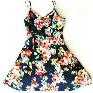 Floral skater/mini dress