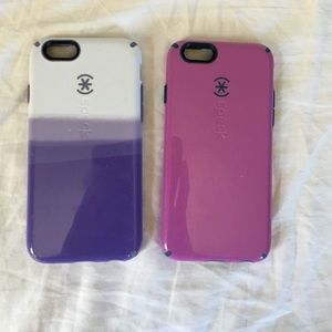 TWO iPhone 6 Speck Cases