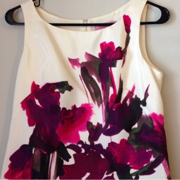 Floral Sheath Tank Dress - Picture 2 of 4