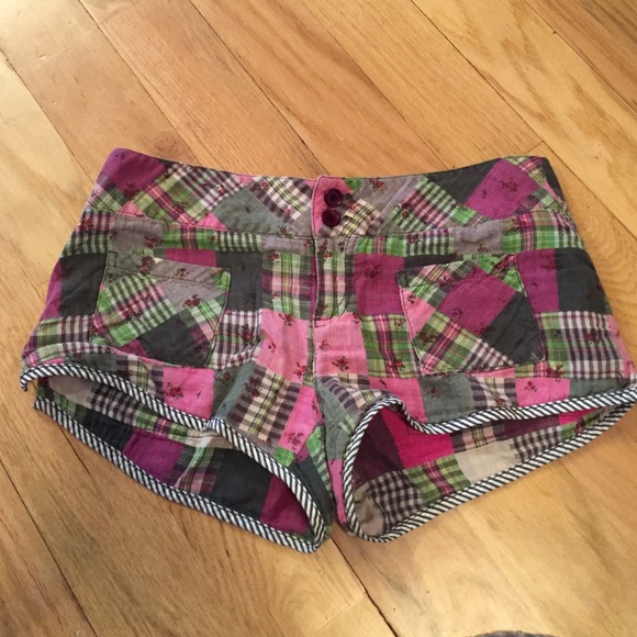 Free People Floral Shorts