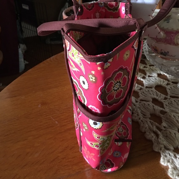 Longaberger linen like summer bucket bag - Picture 3 of 4