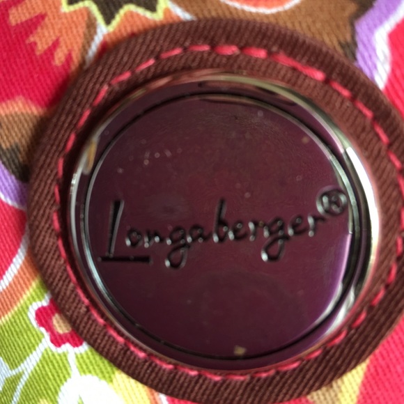 Longaberger linen like summer bucket bag - Picture 4 of 4