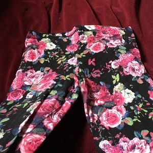 Floral leggings
