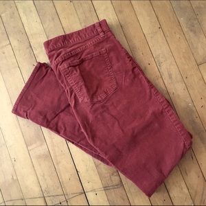 J crew city fit corduroy pant. 28R