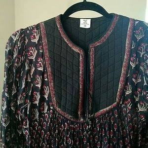 Rare vintage 70s Indian gauze dress