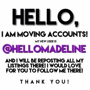 IM MOVING ACCOUNTS!!