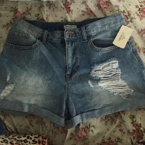 High waist forever 21 shorts