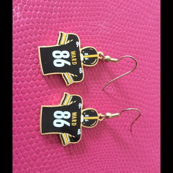 Hines Ward Steelers Earrings