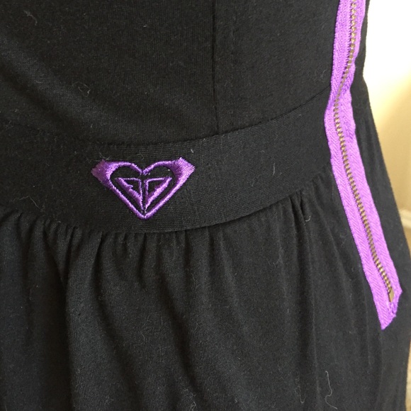 Roxy black tiered ruffle dress - Picture 3 of 4