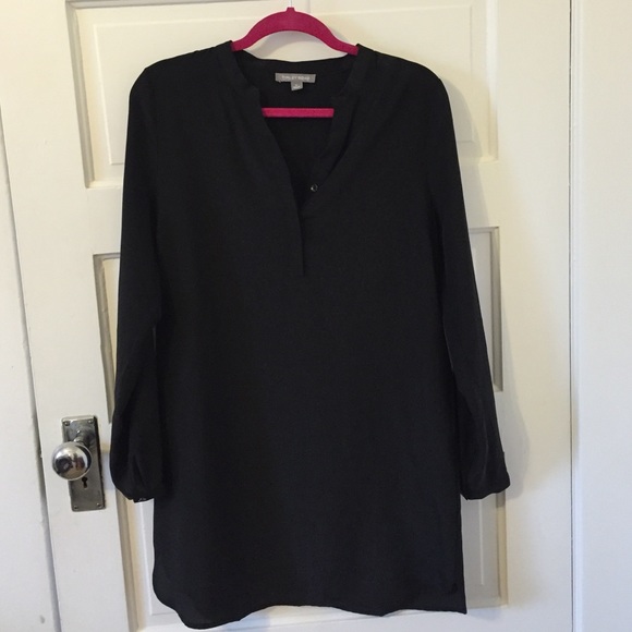 Never worn 100% silk shirt dress