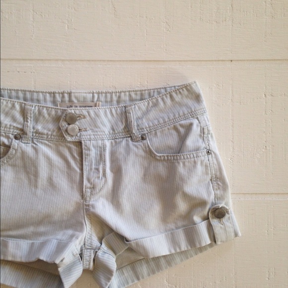 Pinstripe Shorts
