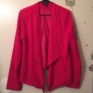 Beautiful bold red blazer on sale!!
